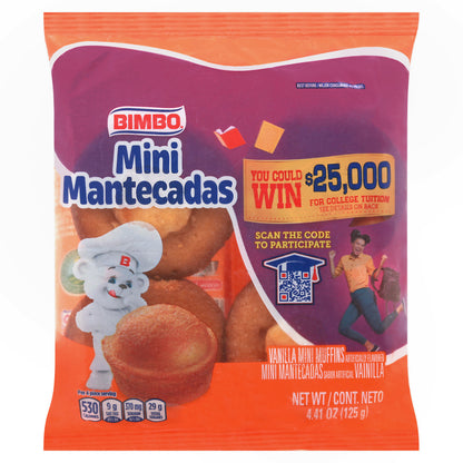 Bimbo Mini Vanilla Muffins 4.41 oz