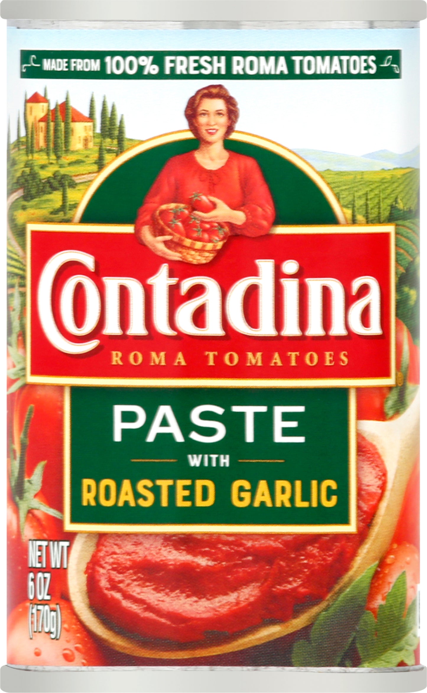Del Monte With Roasted Garlic Tomato Paste 6 oz