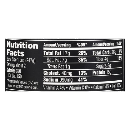 STAGG® CHILI Country Brand w/Beans Chili 15 oz. Pull-Top Can