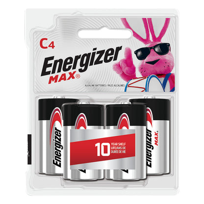 Energizer Max C Alkaline Batteries 4 ea