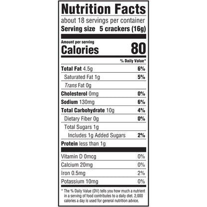Nabisco Ritz Original Crackers 10.3 oz. Box