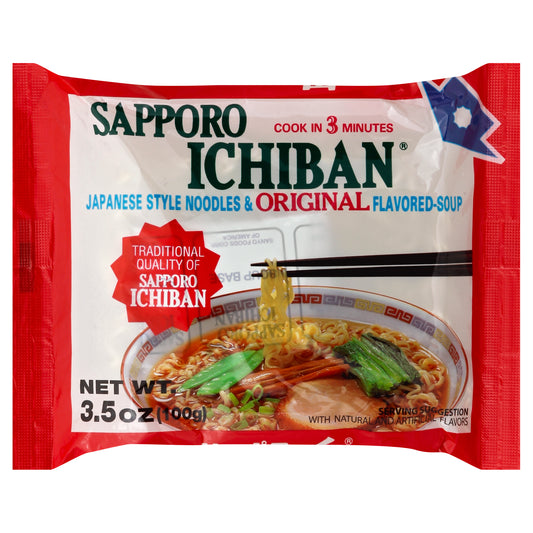 Sapporo Ichiban Noodles & Soup 3.5 oz