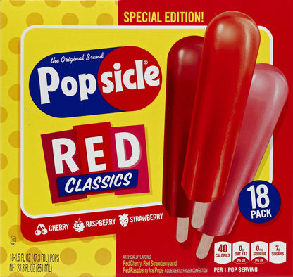 Popsicle Ice Pops 18 ea