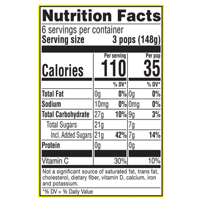 Popsicle Jolly Rancher Ice Pops 18 ea