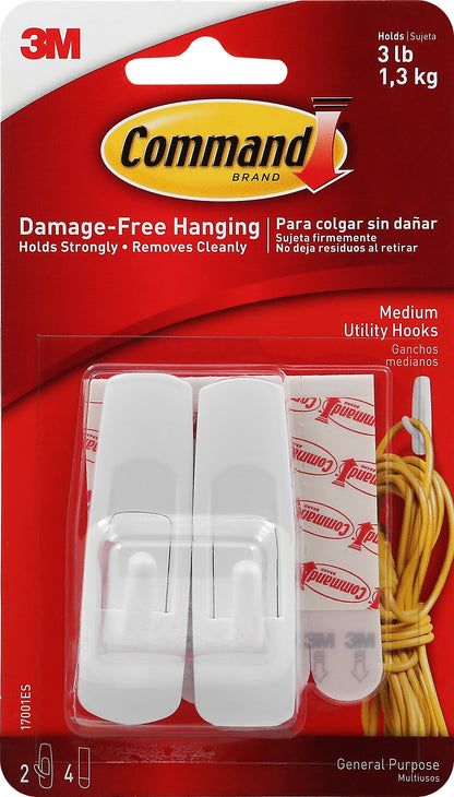 Command Utility Hooks 2 ea