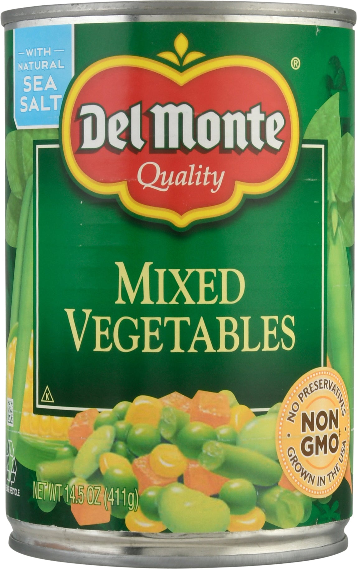 Del Monte Mixed Vegetables 14.5 oz Can