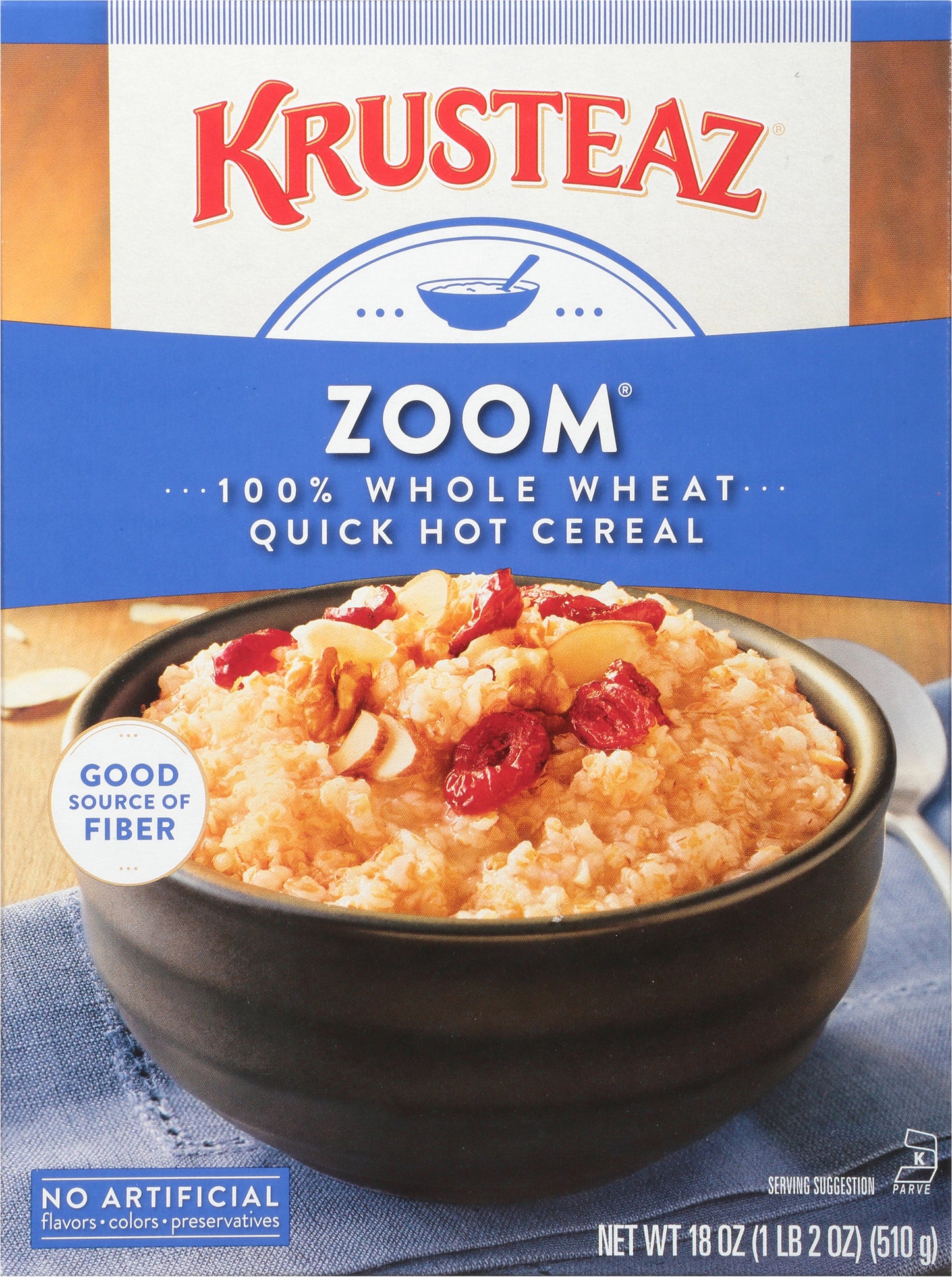 Krusteaz Zoom Quick Hot Cereal 18 oz