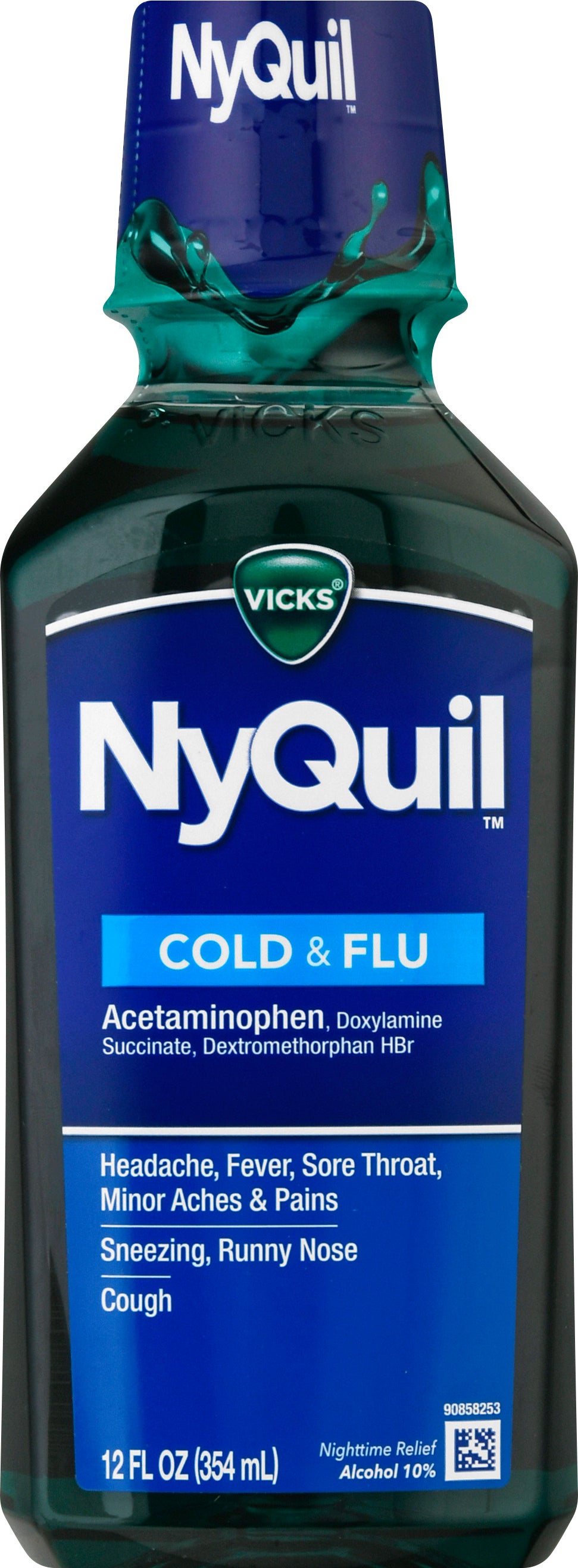 Vicks NyQuil Nighttime Relief Cold & Flu 12 oz