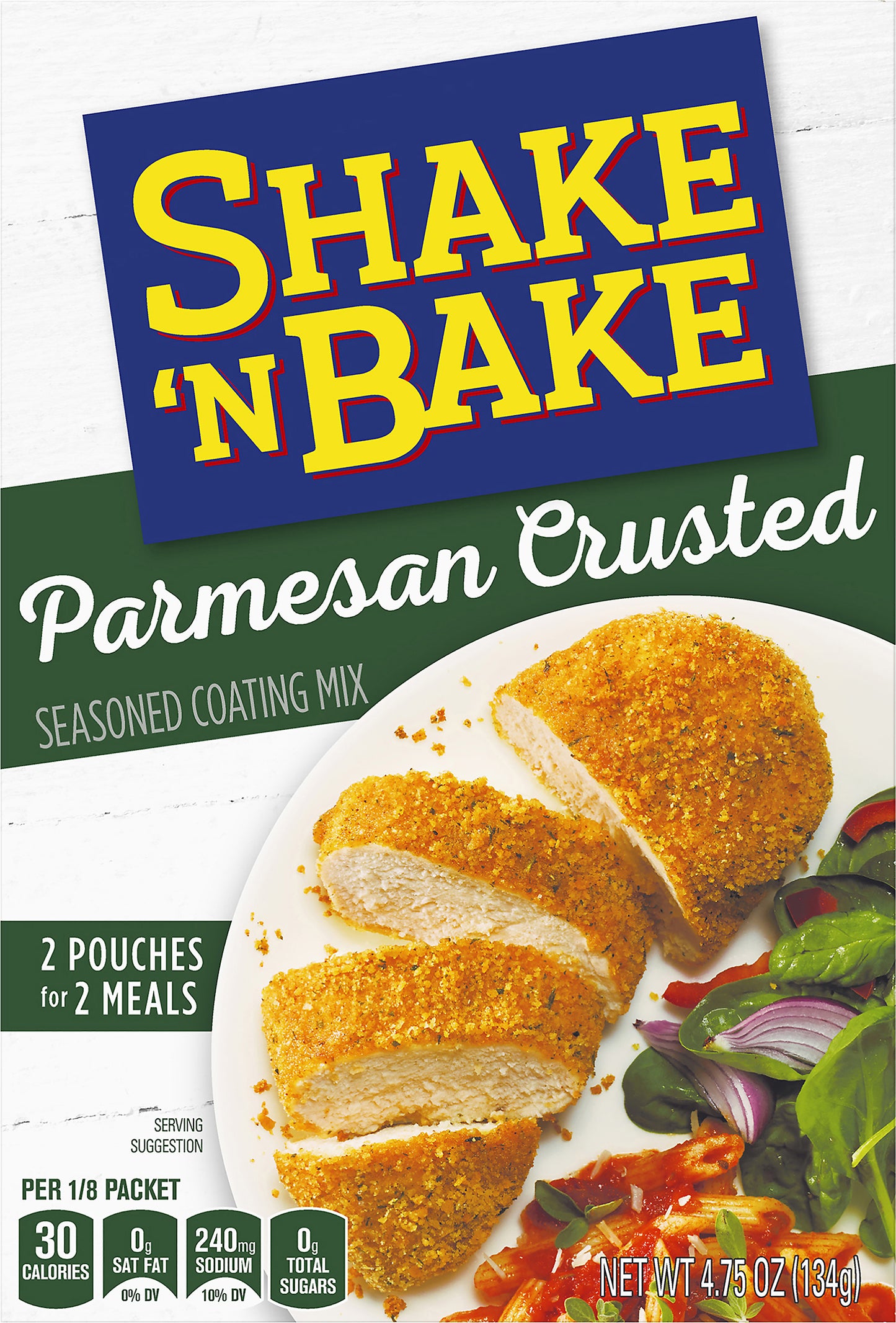 Kraft Shake 'N Bake Parmesan Crusted Seasoned Coating Mix, 2 ct - Pouches, 4.75 oz Box