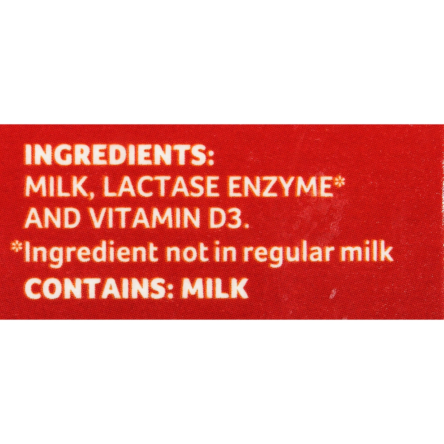Lactaid® 100% Lactose Free Whole Milk 0.5 gal. Carton