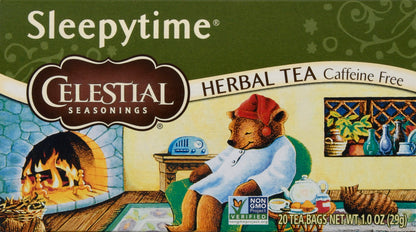 Celestial Seasonings Sleepytime Caffeine Free Bags Herbal Tea 20 ea