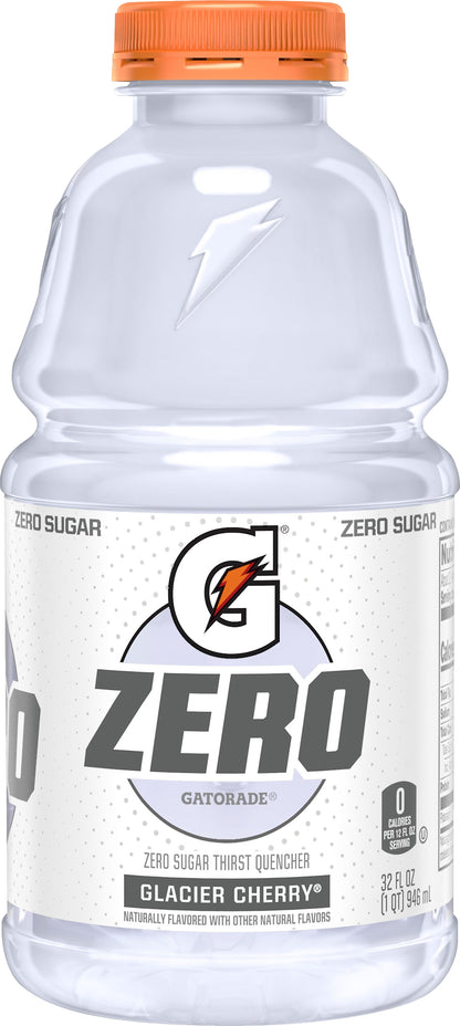 Gatorade Zero Zero Sugar Glacier Cherry Thirst Quencher 32 oz