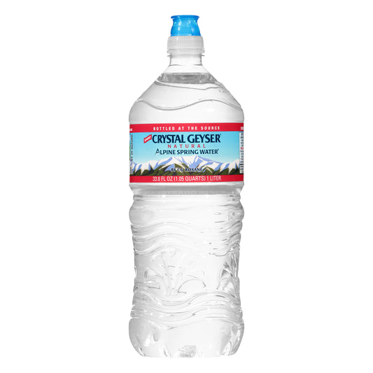 Crystal Geyser Natural Alpine Spring Water 33.8 oz