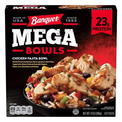 Banquet Mega Bowls Chicken Fajita Bowls 14 oz