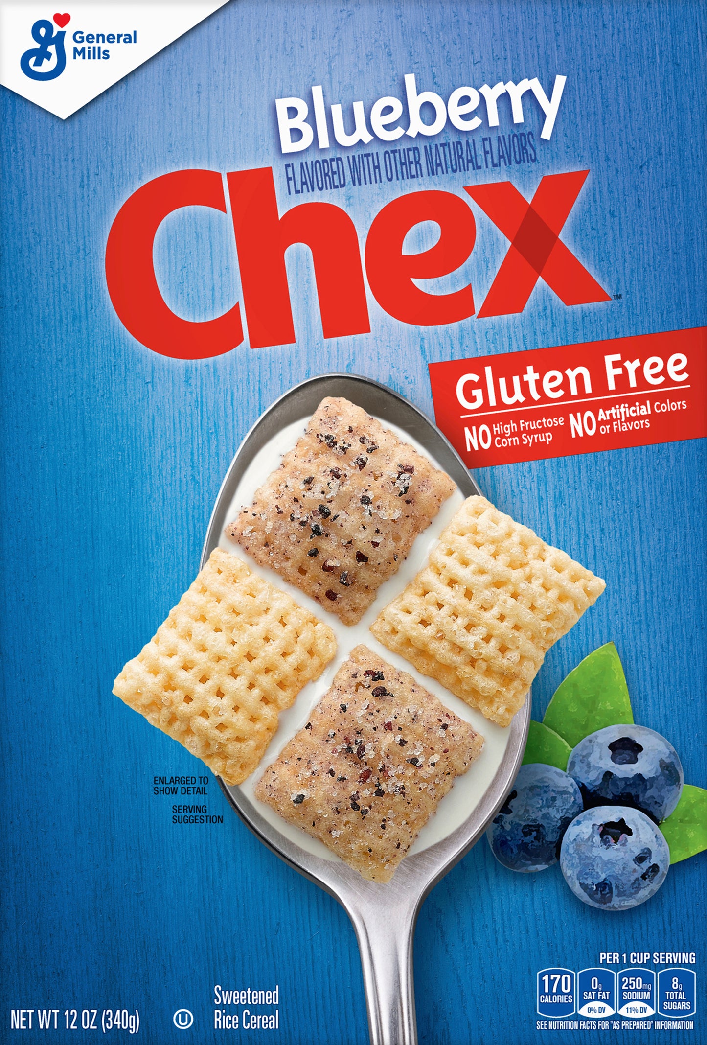 Chex Gluten Free Blueberry Cereal 12 oz