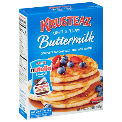 Krusteaz Light & Fluffy Complete Buttermilk Pancake Mix 32 oz