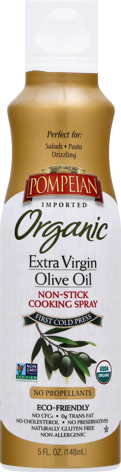 Pompeian Organic Non-Stick Cooking Spray 5 oz