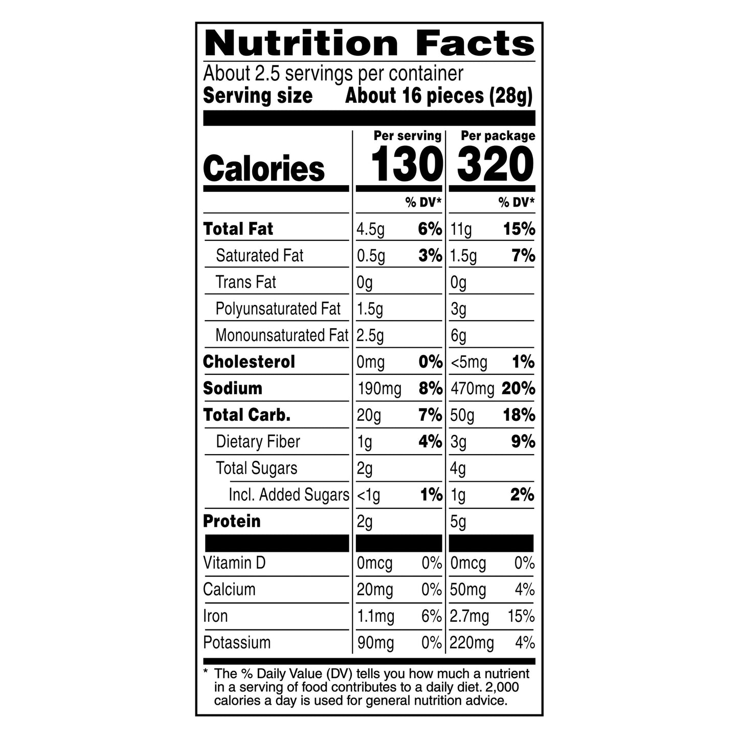 Quaker Rice Chips Sour Cream & Chive 2.5 Oz