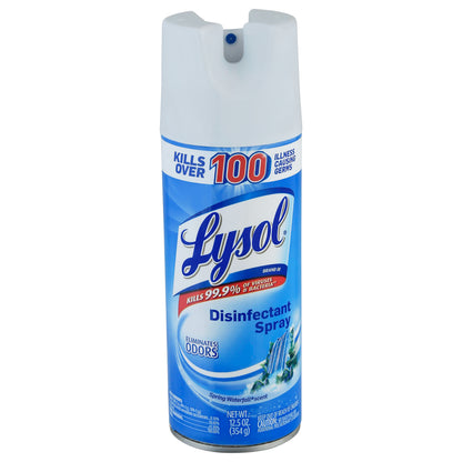 Lysol Spring Waterfall Scent Disinfectant Spray 12.5 oz