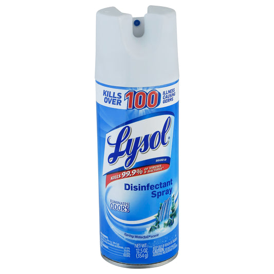Lysol Spring Waterfall Scent Disinfectant Spray 12.5 oz