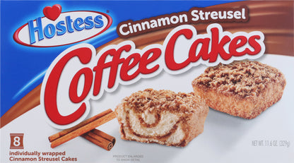 Hostess Coffee Cakes 8 Pack Cinnamon Streusel Cakes 8 ea