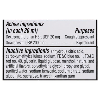 Robitussin Adult Non-Drowsy Cough + Chest Congestion DM 4 oz