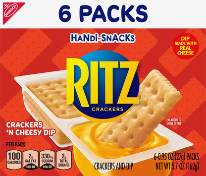MONDELEZ GLOBAL LLC (SNACKS US) HANDI-SNACKS 5.7Z HS RITZ CRACKERS N CHEEZ 12 BE Update 601462 5.7 o