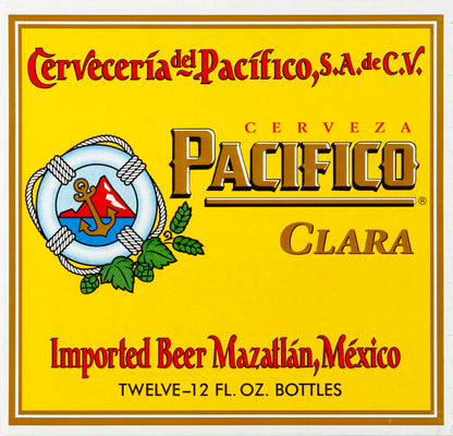 Pacifico Beer 12 oz