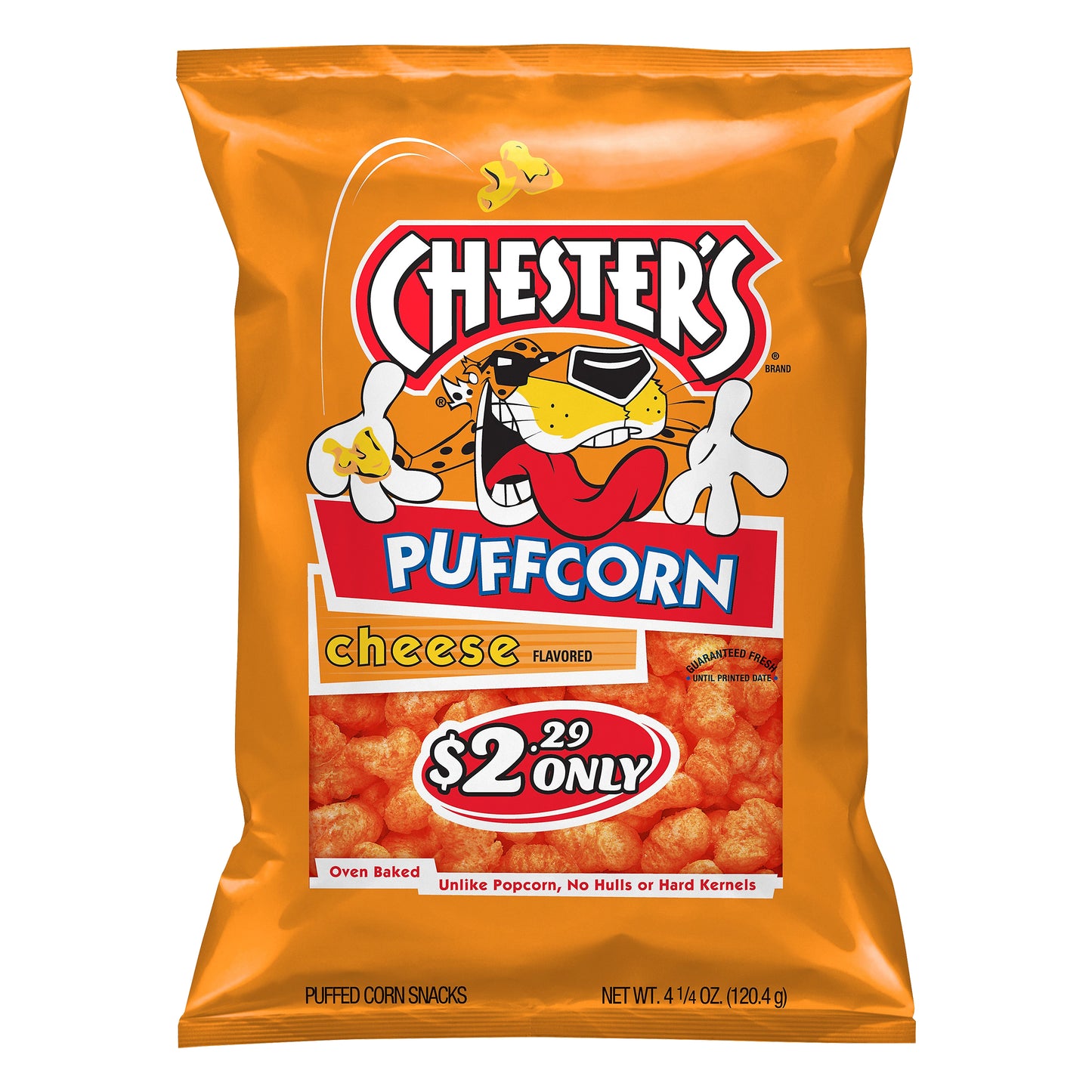 Chester's Cheese Flavored Puffed Corn Snacks 4.25 oz