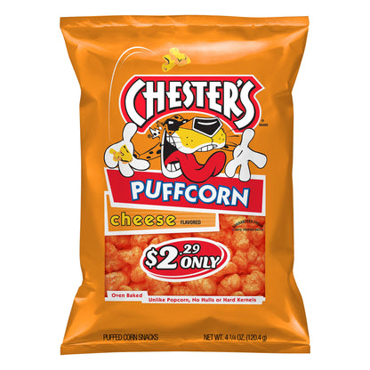 Chester's Cheese Flavored Puffed Corn Snacks 4.25 oz