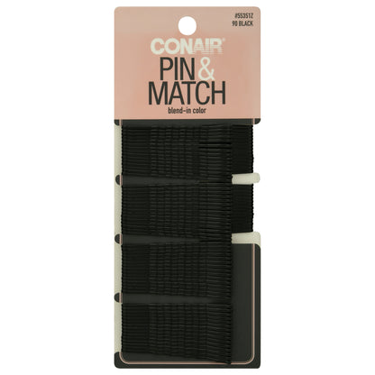 conair Pin & Match Black Hair Pins 90 ea