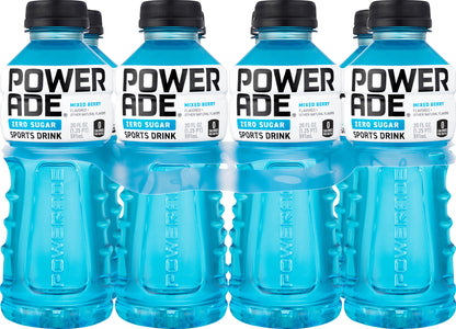 Powerade Zero Sugar Mixed Berry Sports Drink 8 ea