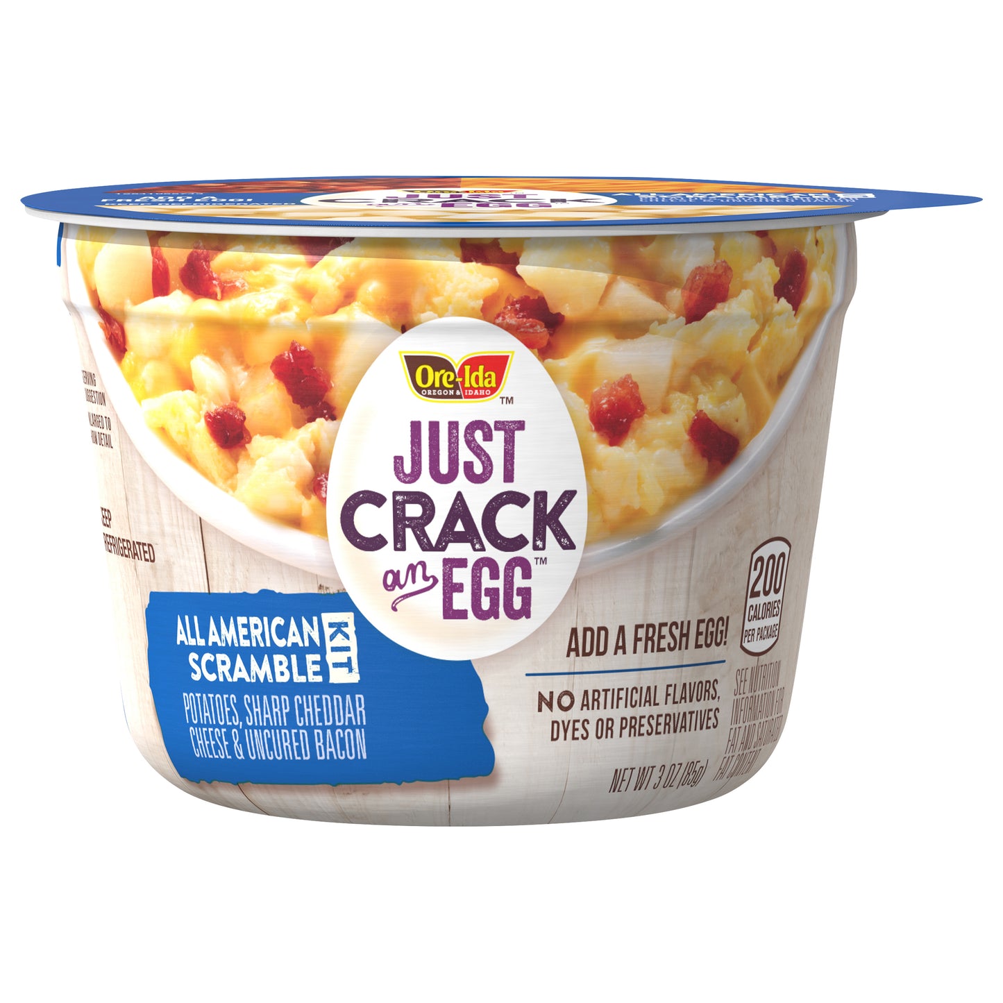 Just Crack an Egg™ All American Scramble Kit Breakfast Bowl 3 oz. Cup