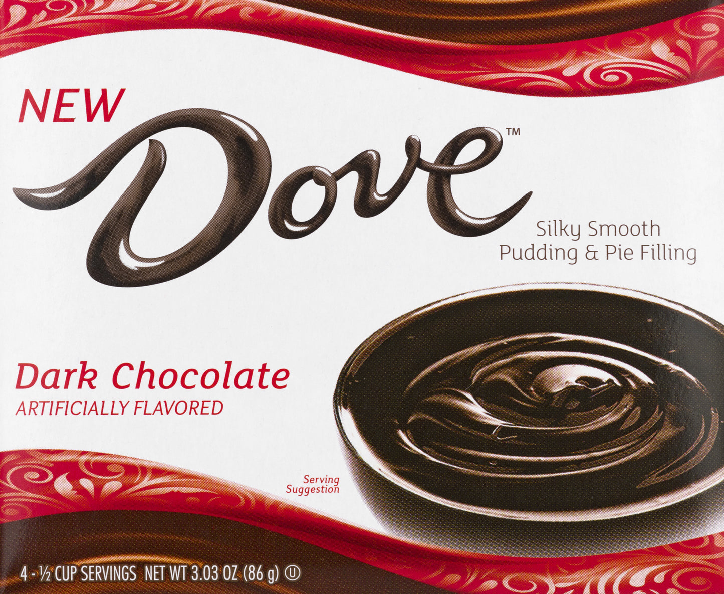 Dove Dark Chocolate Pudding & Pie Filling 3.03 oz