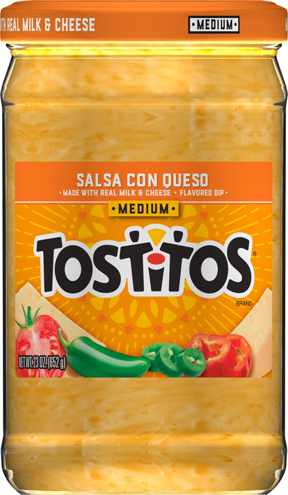 Tostitos Salsa Con Queso Medium 23 Oz