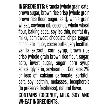 Quaker Chewy Granola Bars Chocolate Chip 0.84 Oz 8 Count