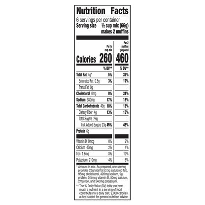 Betty Crocker Oat-Tastic Banana Muffin Mix, 13.9