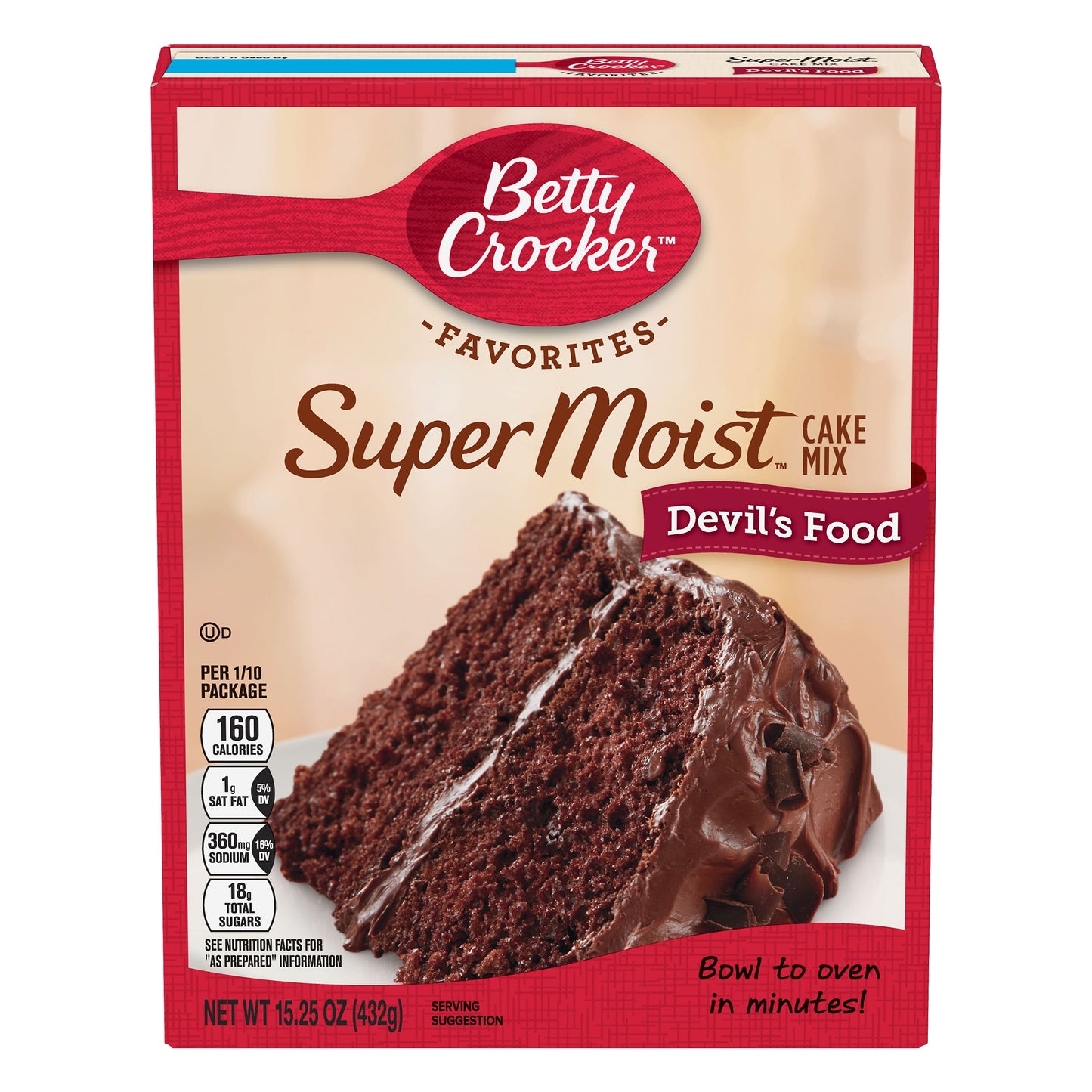 Betty Crocker Super Moist Devil's Food Cake Mix 15.25 oz