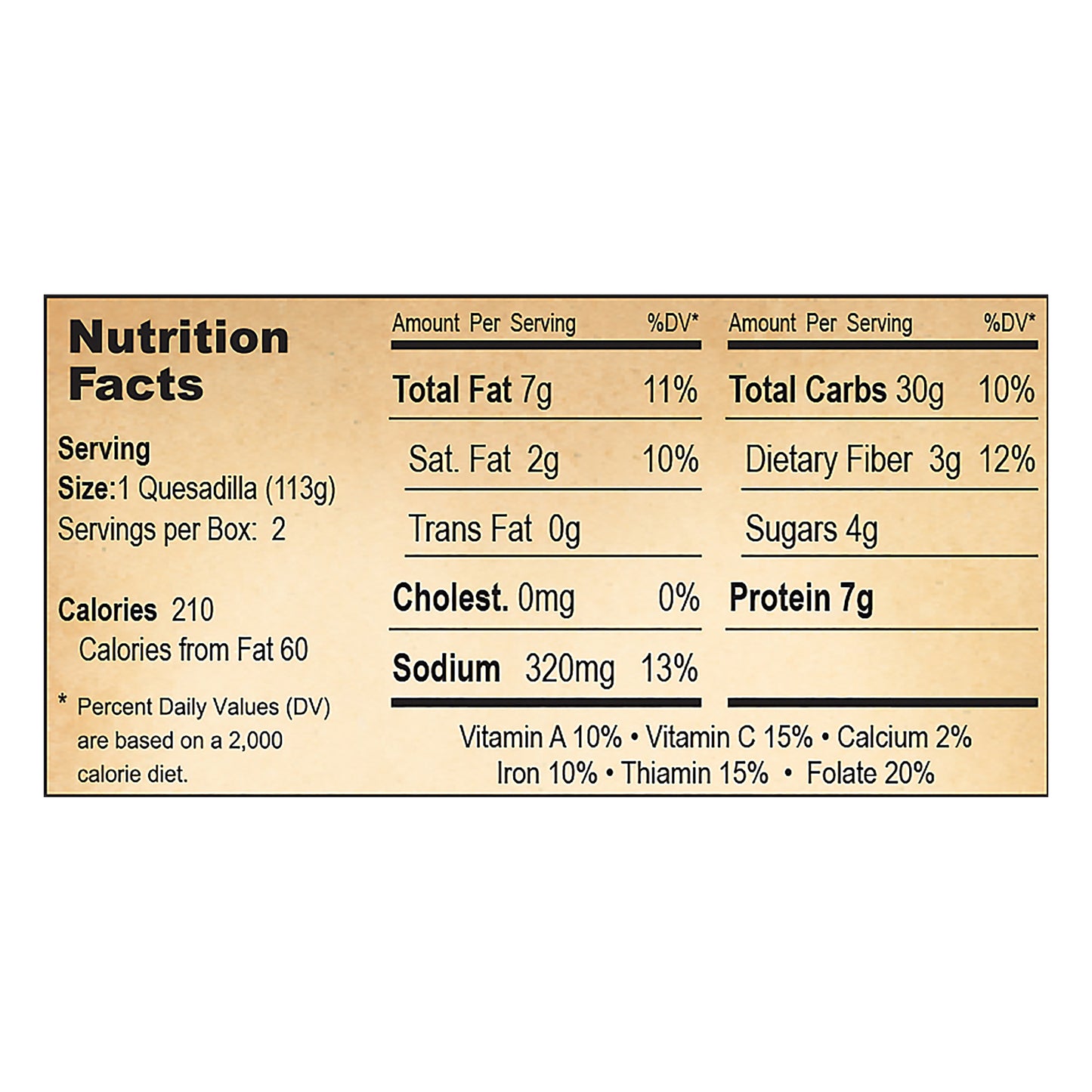 Sweet Earth Aloha BBQ Quesadilla 2 ea