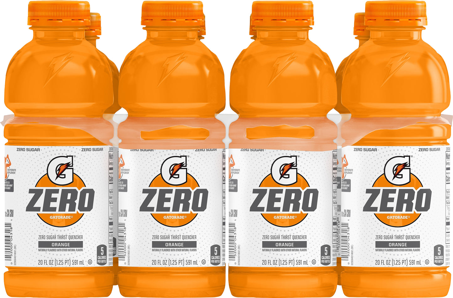Gatorade Zero Zero Sugar Orange Thirst Quencher 8 ea