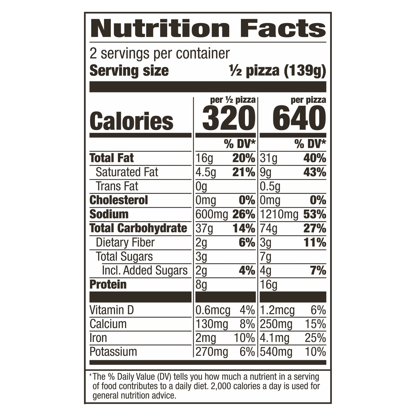 Totino's Party Pizza, Triple Cheese Flavored, Frozen Snacks, 9.8 oz, 1 ct
