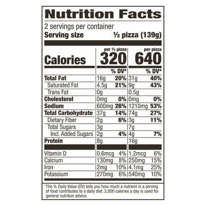 Totino's Party Pizza, Triple Cheese Flavored, Frozen Snacks, 9.8 oz, 1 ct