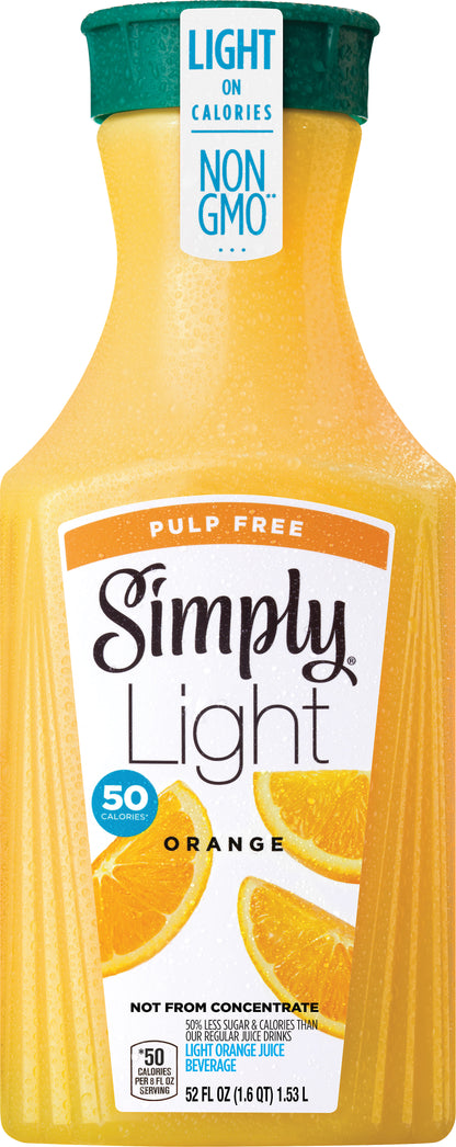 Simply Light Pulp Free Orange Juice Drink 52 oz