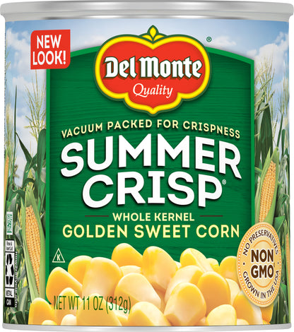 Del Monte Summer Crisp Whole Kernel Golden Sweet Corn 11 oz Can