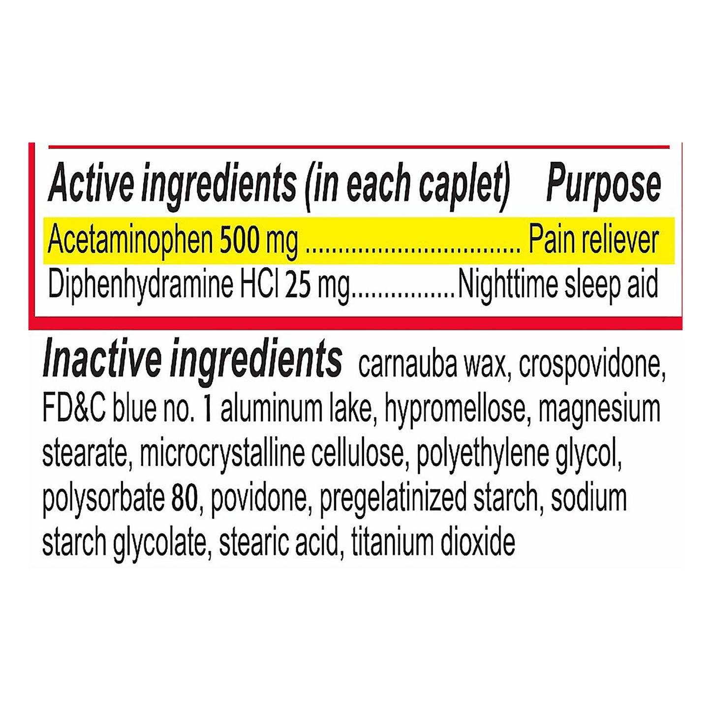 Tylenol PM Extra Strength Caplets Acetaminophen 24 ea