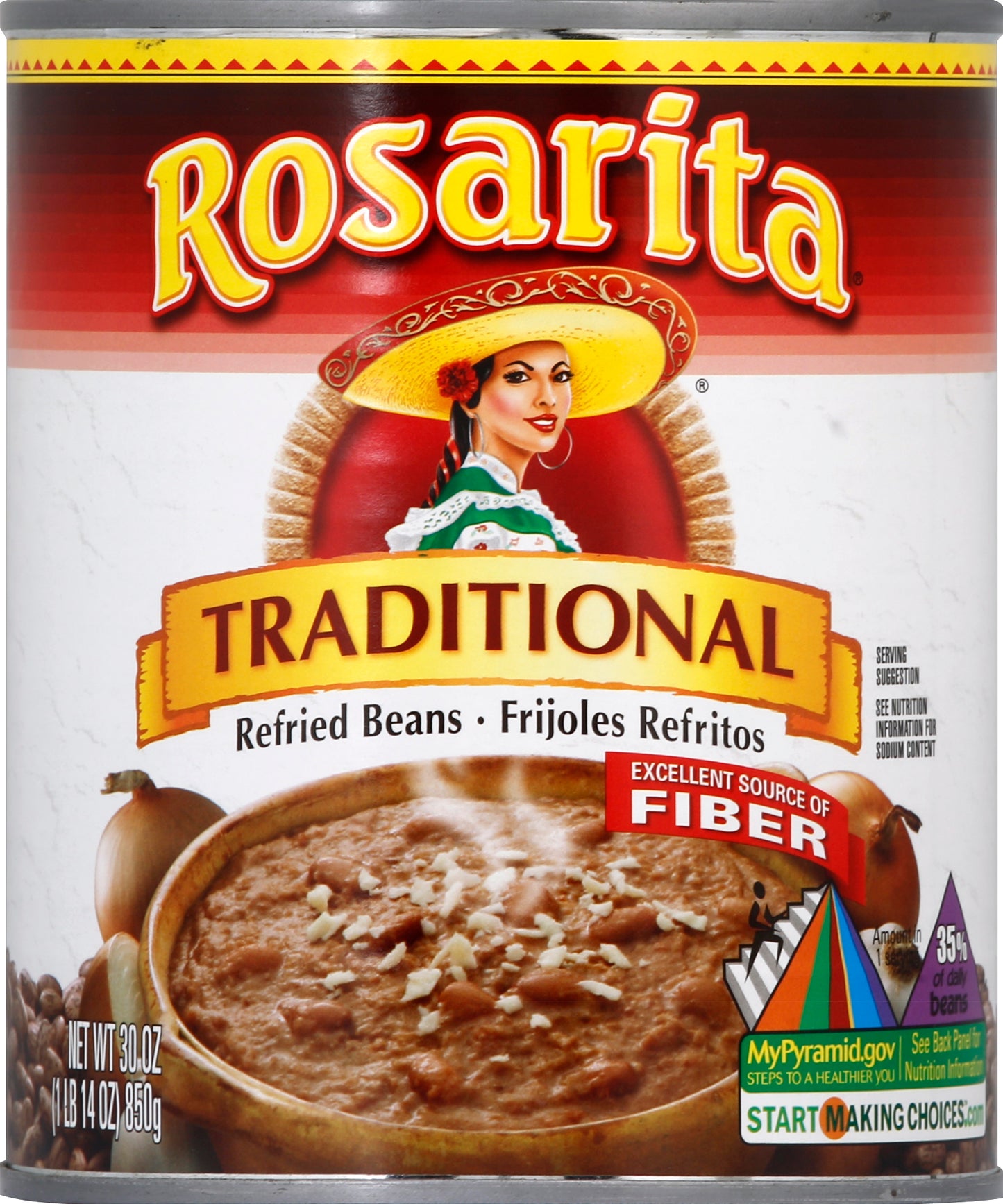 Rosarita Refried Beans 30 oz