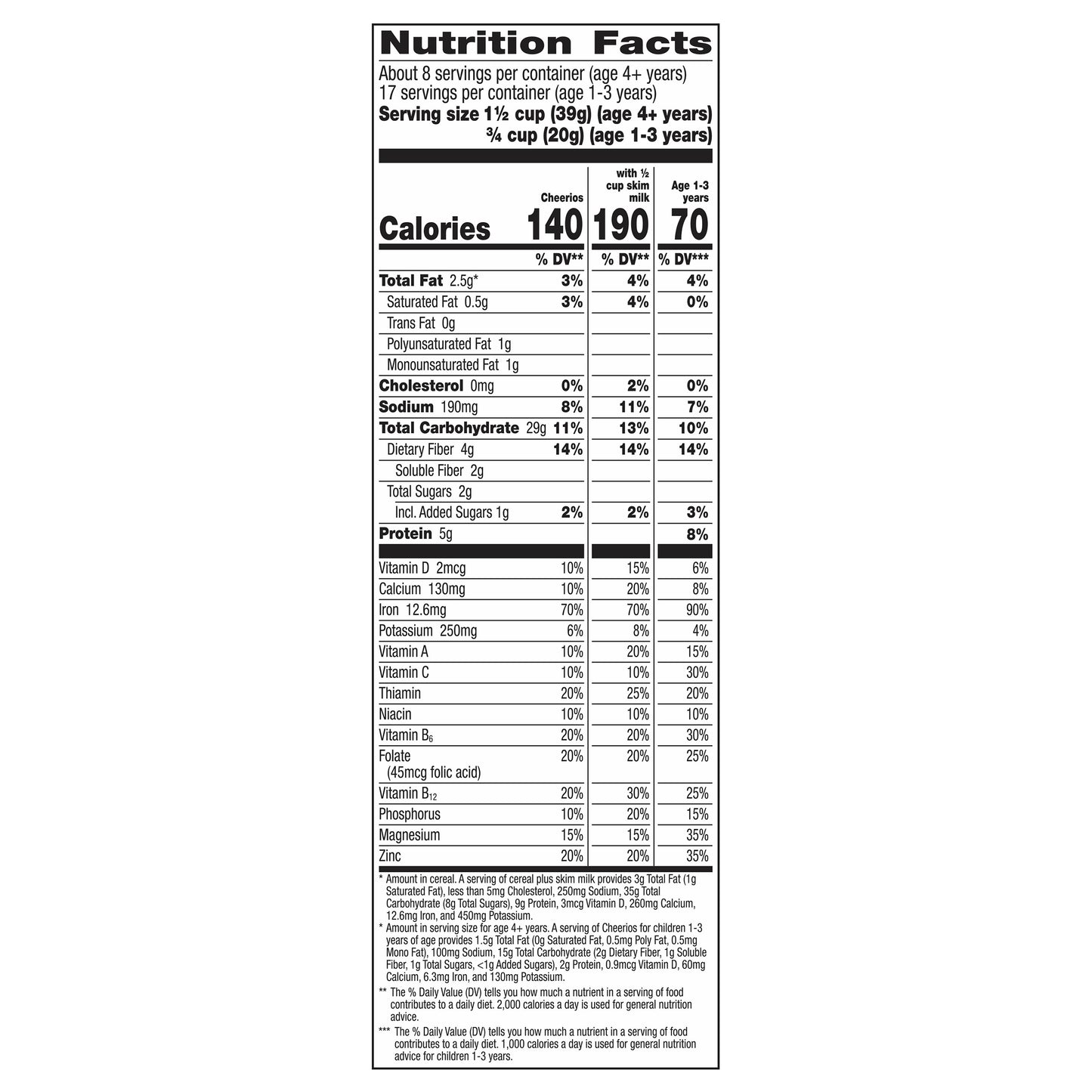 Cheerios, Breakfast Cereal with Whole Grain Oats, Gluten Free, 12 oz