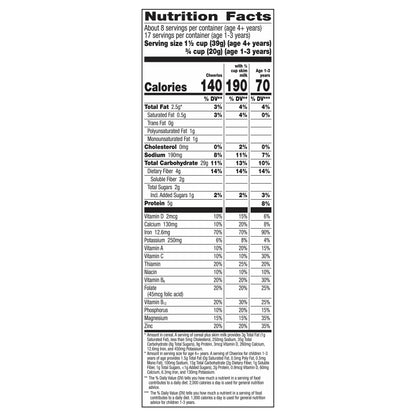 Cheerios, Breakfast Cereal with Whole Grain Oats, Gluten Free, 12 oz