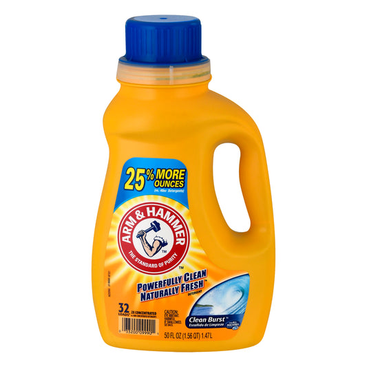 Arm & Hammer Clean Burst Detergent 50 oz