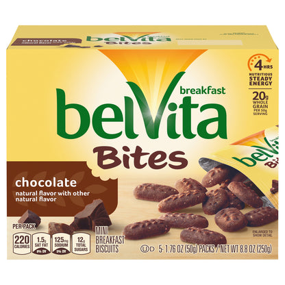 belVita Bites Chocolate Mini Breakfast Biscuits 5 ea